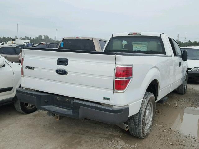 1FTVX1CV4AKE48911 - 2010 FORD F150 SUPER WHITE photo 4