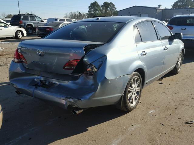 4T1BK36B69U346939 - 2009 TOYOTA AVALON XL BLUE photo 4