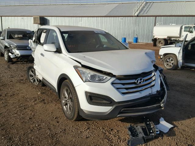 5XYZTDLB3DG042228 - 2013 HYUNDAI SANTA FE S WHITE photo 1