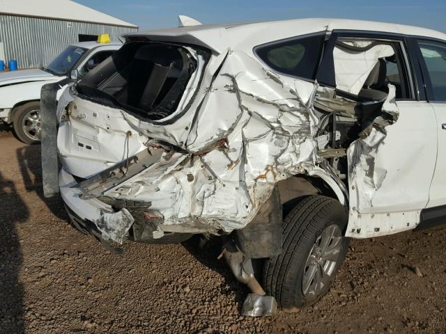 5XYZTDLB3DG042228 - 2013 HYUNDAI SANTA FE S WHITE photo 9