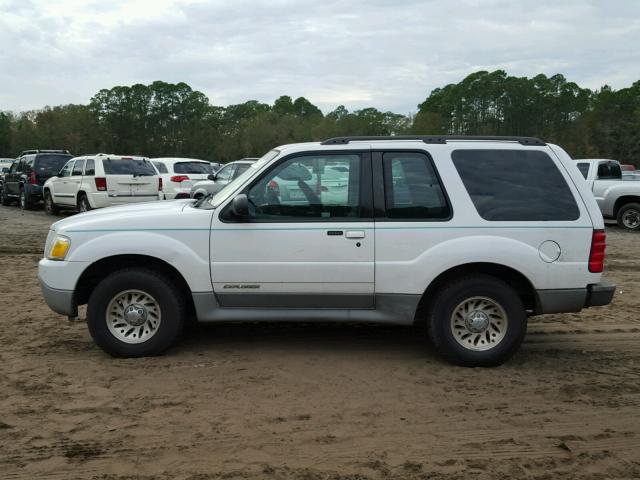 1FMYU60E81UA07631 - 2001 FORD EXPLORER S WHITE photo 9