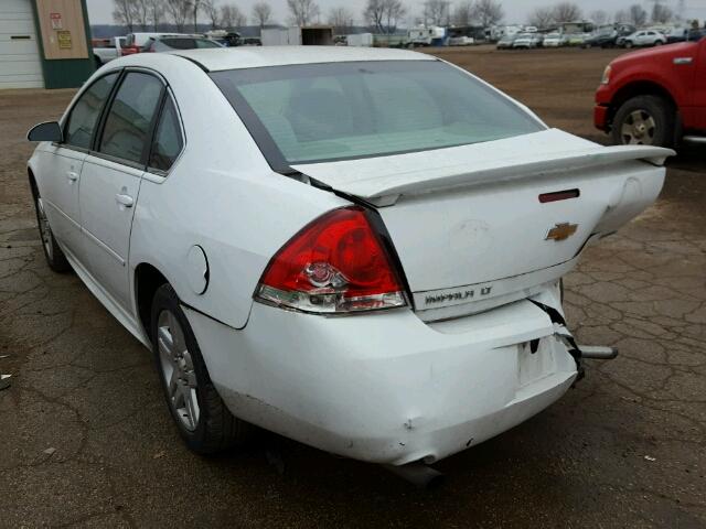 2G1WG5E39C1102985 - 2012 CHEVROLET IMPALA LT WHITE photo 3