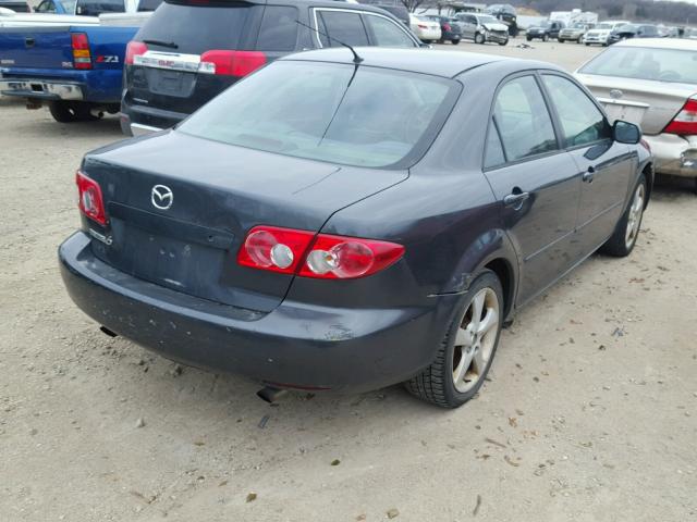 1YVHP80CX55M47673 - 2005 MAZDA 6 I GRAY photo 4