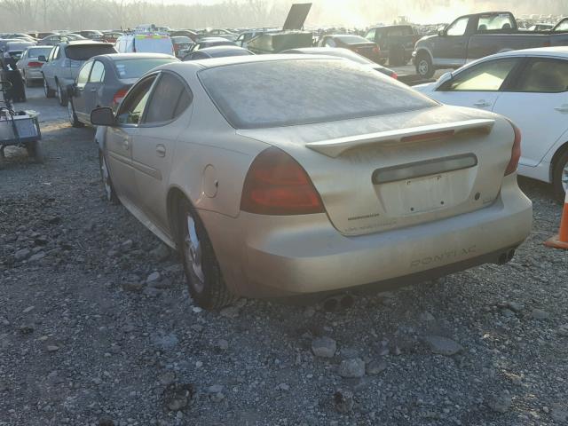 2G2WR524941193034 - 2004 PONTIAC GRAND PRIX GOLD photo 3