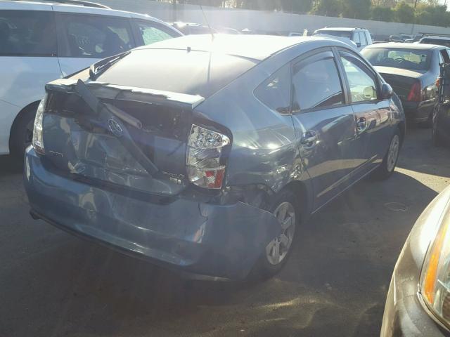 JTDKB20U463163226 - 2006 TOYOTA PRIUS BLUE photo 4