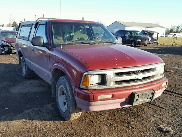 1GCCS14Z6SK225147 - 1995 CHEVROLET S TRUCK S1 RED photo 1