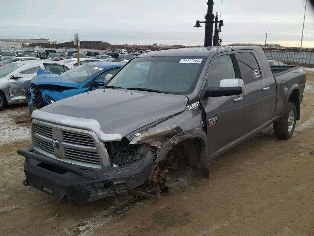 3D73Y3HLXBG621529 - 2011 DODGE RAM 3500 GRAY photo 2