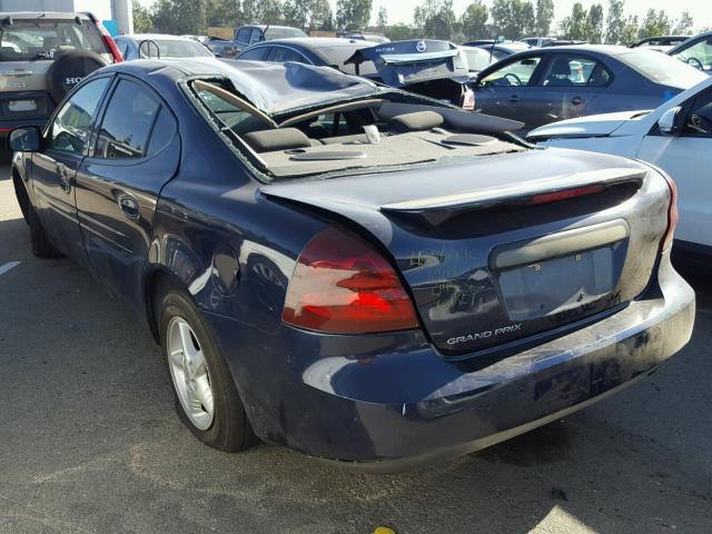 2G2WP552671219660 - 2007 PONTIAC GRAND PRIX Көк фото 3