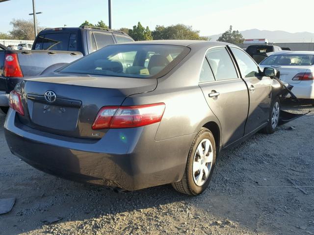 4T1BE46K69U343102 - 2009 TOYOTA CAMRY BASE GRAY photo 4