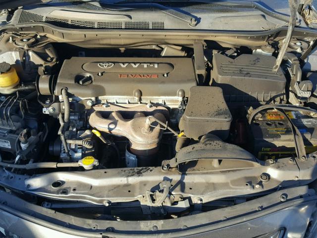 4T1BE46K69U343102 - 2009 TOYOTA CAMRY BASE GRAY photo 7