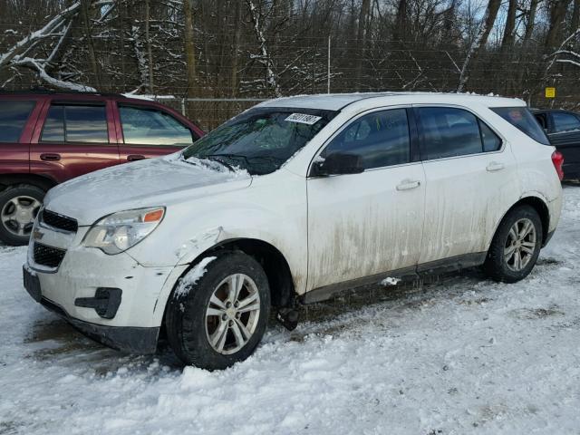 2CNALBEC0B6249317 - 2011 CHEVROLET EQUINOX LS WHITE photo 2