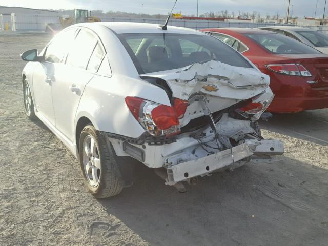 1G1PF5SC9C7351348 - 2012 CHEVROLET CRUZE LT WHITE photo 3