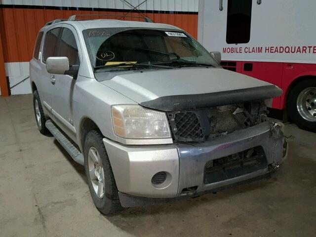 5N1AA08B25N734989 - 2005 NISSAN ARMADA SE GRAY photo 1