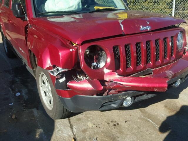 1C4NJPBA4GD669828 - 2016 JEEP PATRIOT SP RED photo 9