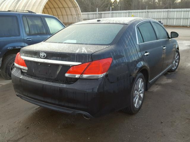 4T1BK3DB2BU413528 - 2011 TOYOTA AVALON BAS BLACK photo 4