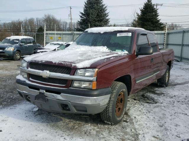 1GCEK19TX3E269181 - 2003 CHEVROLET SILVERADO RED photo 2