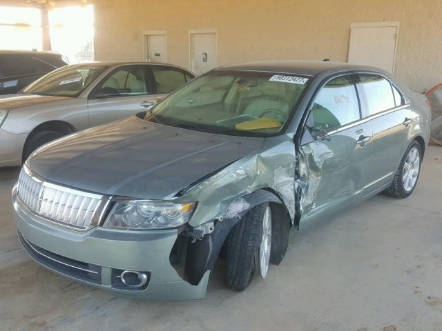 3LNHM26T18R631397 - 2008 LINCOLN MKZ GREEN photo 2