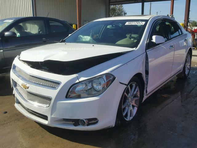 1G1ZG5E73CF107124 - 2012 CHEVROLET MALIBU LTZ WHITE photo 2