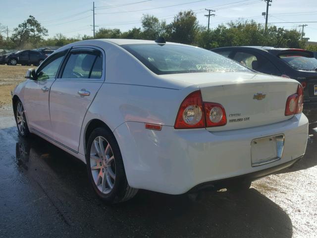 1G1ZG5E73CF107124 - 2012 CHEVROLET MALIBU LTZ WHITE photo 3