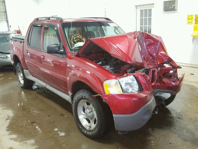 1FMZU77E53UB80350 - 2003 FORD EXPLORER S RED photo 1