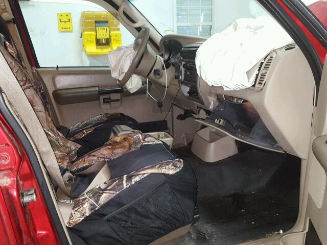 1FMZU77E53UB80350 - 2003 FORD EXPLORER S RED photo 5