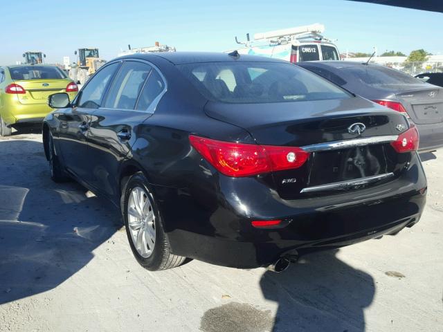 JN1BV7AR4FM396809 - 2015 INFINITI Q50/PREMIU BLACK photo 3