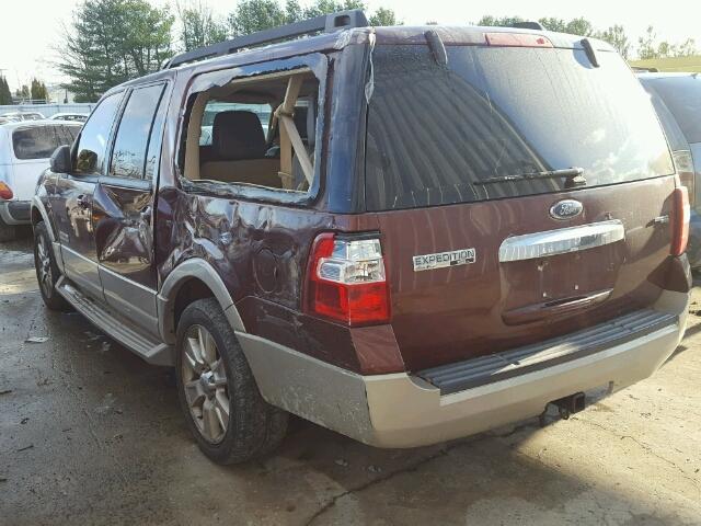 1FMFK18517LA98552 - 2007 FORD EXPEDITION BURGUNDY photo 9