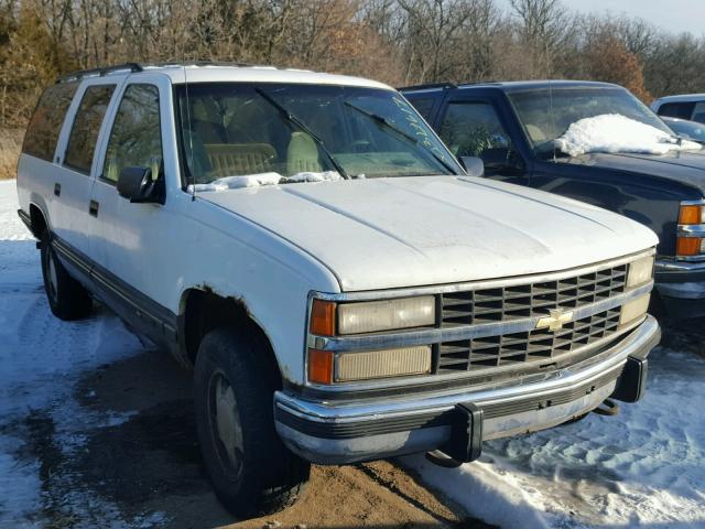 1GNFK1677PJ404332 - 1993 CHEVROLET SUBURBAN K WHITE photo 1