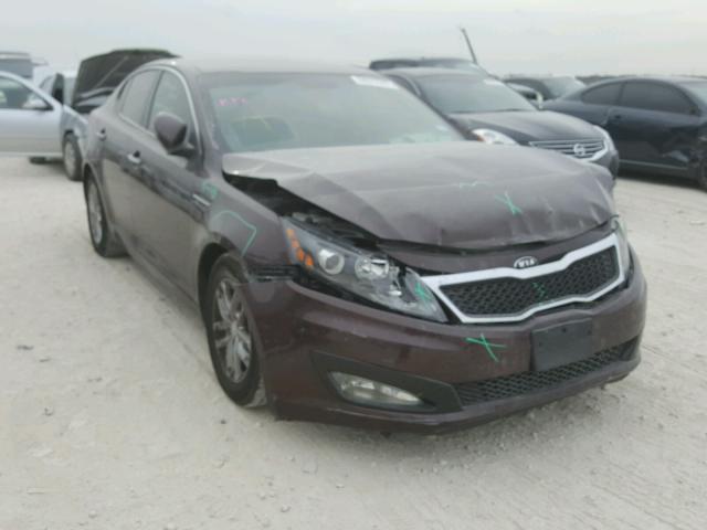 5XXGM4A71DG241897 - 2013 KIA OPTIMA LX BURGUNDY photo 1