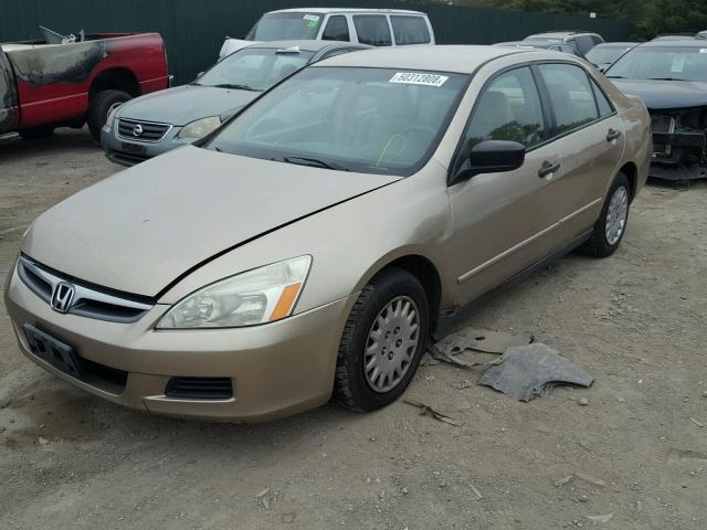 1HGCM56107A034444 - 2007 HONDA ACCORD VAL GOLD photo 2