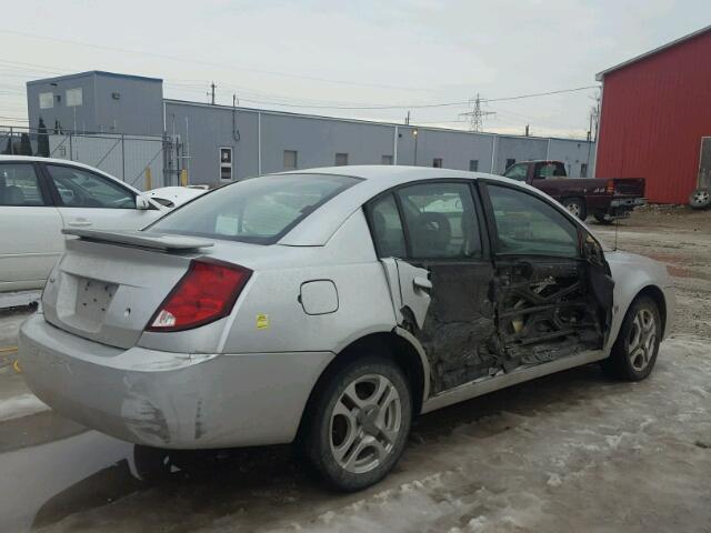 1G8AL52FX4Z205041 - 2004 SATURN ION LEVEL GRAY photo 4