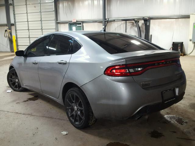 1C3CDFBB4GD516470 - 2016 DODGE DART SXT GRAY photo 3