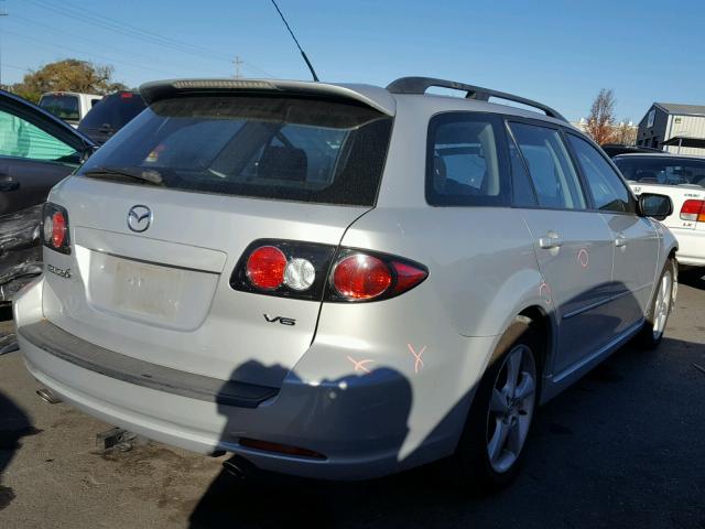 1YVHP82D175M44850 - 2007 MAZDA 6 S SILVER photo 4