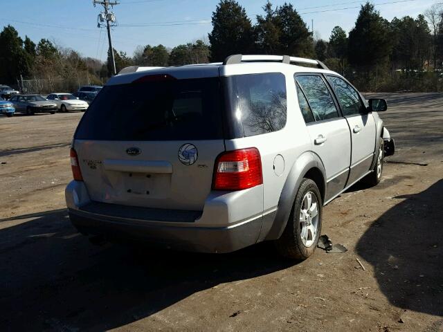 1FMDK02145GA35250 - 2005 FORD FREESTYLE SILVER photo 4