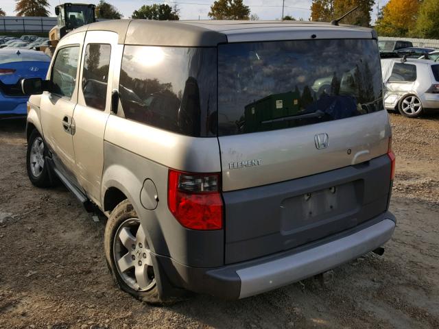 5J6YH28644L039804 - 2004 HONDA ELEMENT EX GOLD photo 3