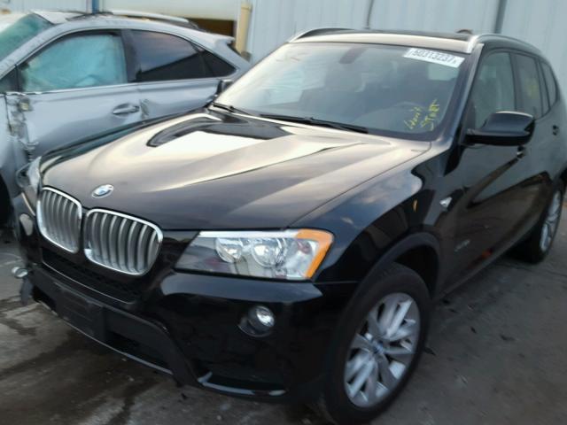 5UXWX9C51D0A29256 - 2013 BMW X3 XDRIVE2 Czarny zdjęcie 2