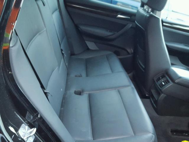 5UXWX9C51D0A29256 - 2013 BMW X3 XDRIVE2 Czarny zdjęcie 6