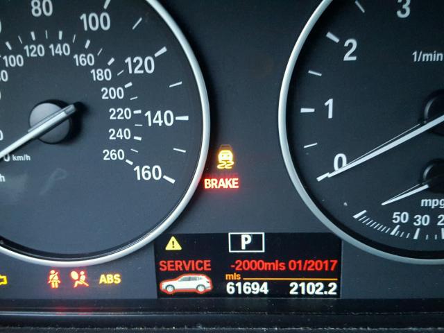 5UXWX9C51D0A29256 - 2013 BMW X3 XDRIVE2 Czarny zdjęcie 8