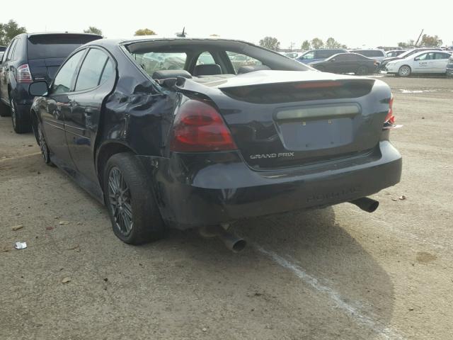 2G2WP552X81136198 - 2008 PONTIAC GRAND PRIX Սև լուսանկար 3