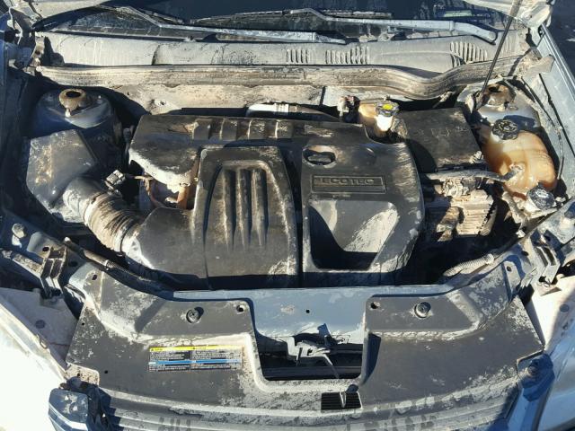 1G1AK55F777401337 - 2007 CHEVROLET COBALT LS BLUE photo 7