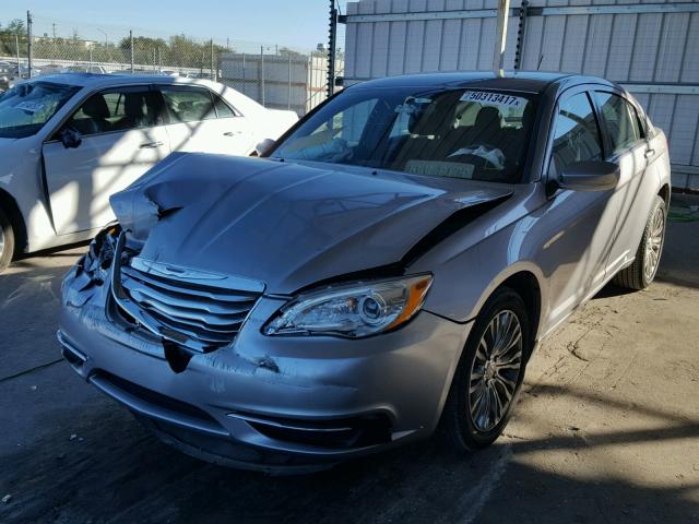 1C3CCBBB1DN694810 - 2013 CHRYSLER 200 TOURIN SILVER photo 2