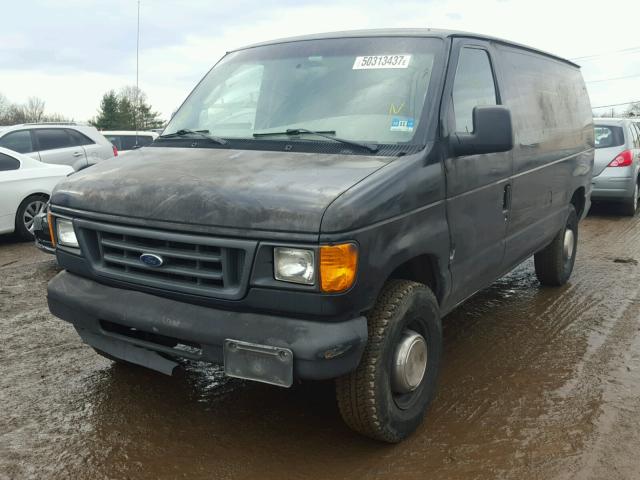 1FTNE24293HB69535 - 2003 FORD ECONOLINE BLACK photo 2