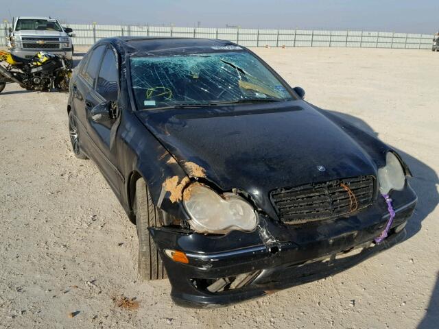 WDBRF52H87F913780 - 2007 MERCEDES-BENZ C 230 BLACK photo 9