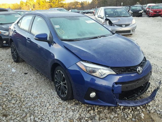 2T1BURHE5GC637564 - 2016 TOYOTA COROLLA L BLUE photo 1