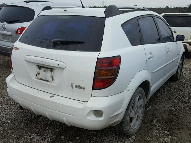 5Y2SL63865Z421499 - 2005 PONTIAC VIBE WHITE photo 4