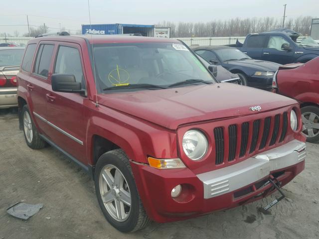 1J4NT4GB3AD503134 - 2010 JEEP PATRIOT LI RED photo 1