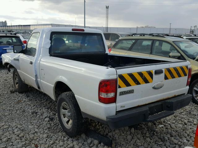 1FTYR10D08PA14386 - 2008 FORD RANGER WHITE photo 3