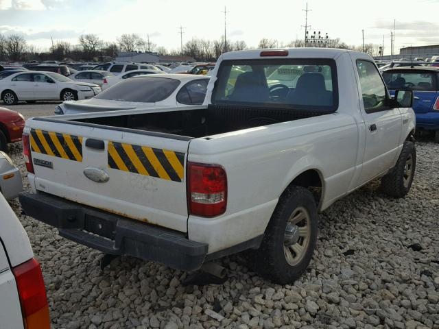 1FTYR10D08PA14386 - 2008 FORD RANGER WHITE photo 4