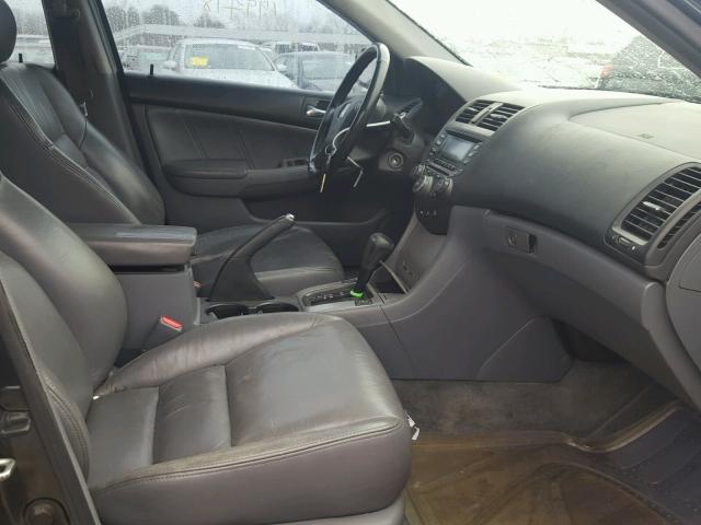 1HGCM56855A095797 - 2005 HONDA ACCORD EX GRAY photo 5