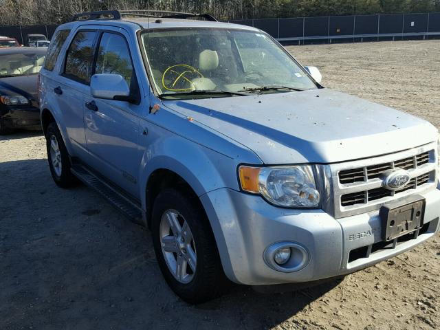 1FMCU59H48KA89963 - 2008 FORD ESCAPE HEV BLUE photo 1